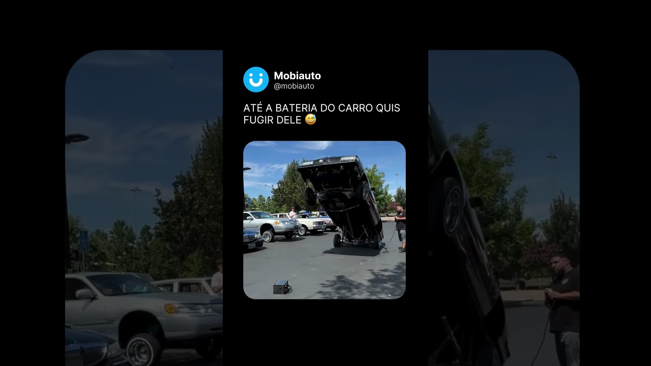 A BATERIA DO CARRO FUGINDO DELE 🤣