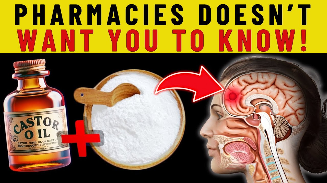 SENIORS, Mix CASTOR OIL and BAKING SODA Like This to Treat 14 Health Problems Immediately
