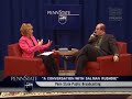 patty satalia of penn state public broadcasting interviews noted author salman rushdie. rushdie discusses his latest novel as well as his life as a writer. audience members participate in the conversation with their comments and questions.