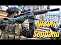 G36 M4 AK47 STEN GUN Edinburgh Airsoft Gun Battle 機関銃