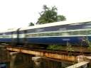Swaraj express rips past Kelve road