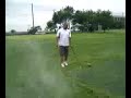 Geo hitting exploding golf ball 2