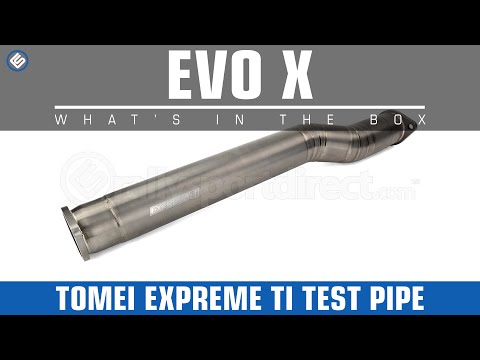 how to install evo x test pipe