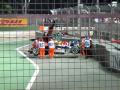 Singapore F1 Grand Prix 2009 - After RBR Mark Webber Crashed!!!
