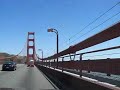 passing Golden Gate Bridge northbound