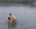 Backflip from water