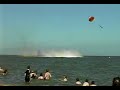Plane Crashes into water Pilot Ejects Plane Crashes into water Pilot Ejects
