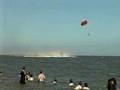 Plane Crashes into water Pilot Ejects