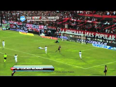 Gol de Alario. Newell's 0 - Colón 1. Fecha 14. Torneo Final 2014. FPT