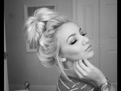 how to easy bun hairstyles