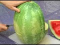 How to Carve Fruit Centerpieces : How To Hollow Out A Wishing Well Fruit Centerpiece Design