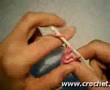 Tejer en redondo en un anillo doble