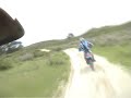 Honda cr 500 following ktm 525