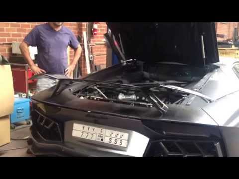 EMX DIAGNOSIS AND REPAIR.  We repair exotic cars.  This LAMBORGHINI AVENTADOR repair and calibration