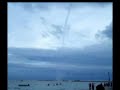 Waterspout in Riviera Maya Mexico