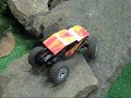 Losi Micro Rock Crawler with Raptor Chassis Test