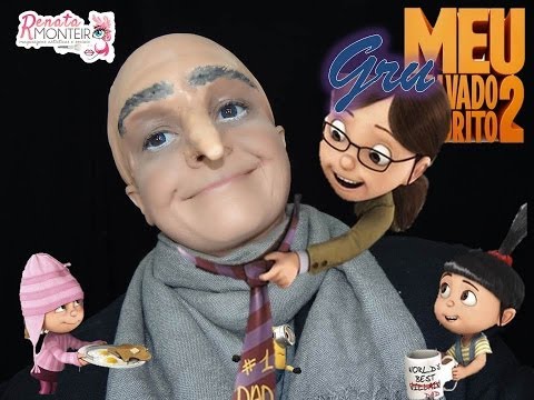 MAQUIAGEM DO GRU DO DESENHO MEU MALVADO FAVORITO - POR RENATA MONTEIRO ...