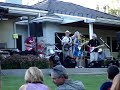 albert lee at yard party with sticky vikki and the pinecones