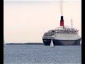 QE2 Leaving Halifax, Nova Scotia
