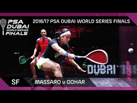 Squash: Massaro v Gohar - Semi-Final - PSA Dubai World Series Final 2016/17