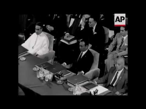 تصوير نادر للراحل الشيخ عبدالله السالم بالمغرب عام 1965م