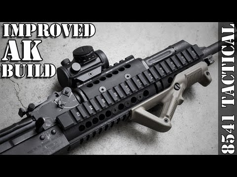 how to take off an ak handguard