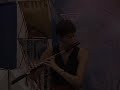 Nina Perlove, playing on a Sankyo wood flute Nina Perlove, playing on a Sankyo wood flute