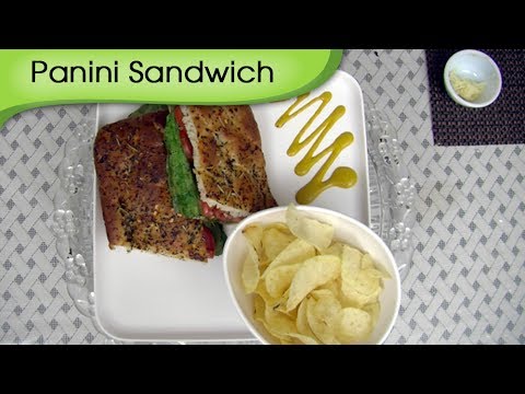 Tomato Cheese Panini Sandwich – A Recipe By Ruchi Bharani – Vegetarian [HD]
