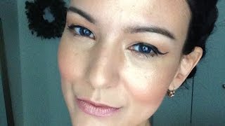 FULL FACE USING ONLY HIGHLIGHTERS CHALLENGE