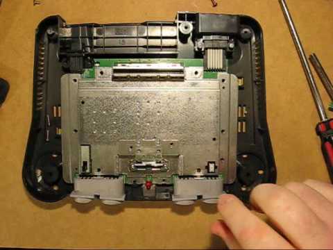 how to open a nintendo 64