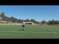 jesse sandoval kicking video with 7 field goals from 40, 45, 50, 55, 60, 63, 65 yards and 7 kickoffs kicked from the 30 yard line. kickoff average distance in this video is 76.7 yards with a 3.94 second hang-time average. this is a follow-up kicking video to jesse's very successful 'high school kicker kicks 60 yard field goal...' video from when he was a junior in hs. this new video was shot on october 9, 2011 mid-way through jesse's sophomore year at fullerton college (jc) in california. after jesse's upcoming graduation this year he will have 2 years of college football eligibility left and his goal is to transfer to a top division 1 football program. thanks for watching and if you are a division 1 college football recruiter or professional football coach or scout, please feel free to contact jesse, his private kicking coach brent grablachoff or the fullerton college head football coach tim byrnes for more information about jesse. (all contact information is at the end of the kicking video and listed below). video index 0:00-0:03 intro 0:03-0:48 field goals 0:48-1:46 kickoffs 1:46-3:05 meet jesse sandoval 3:05-3:13 contact info 3:13-3:19 website & facebook link about this video: conditions : 7 mph swirling wind and 85 degrees, sunny and warm. field goals: 40, 45, 50, 55, 60, 63, 65 kickoffs: 79/4.07, 78/3.66, 75/4.16, 76/3.97, 77/3.82, 76/3.96, 76/3.94 *note... during filming of this jesse's kicks from 40, 45, 50, 55 and 60 were consecutive without a miss. he had to  ... 