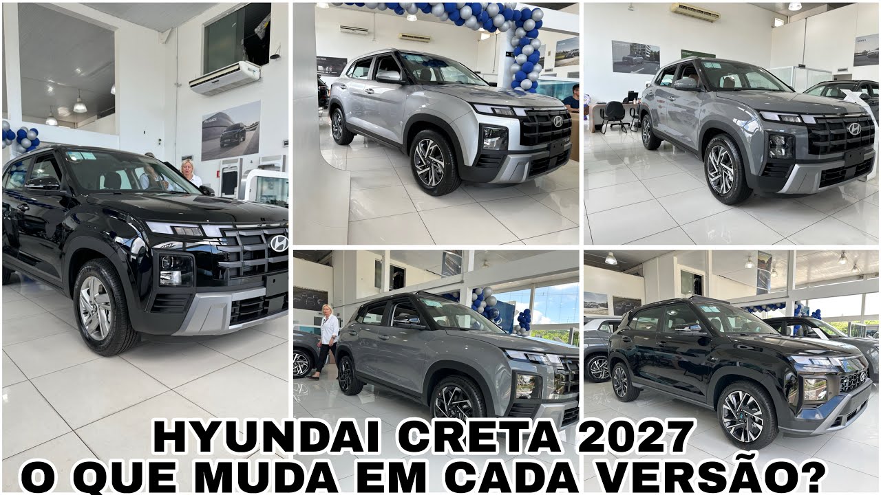 HYUNDAI CRETA 2027 | DIFERENÇAS ENTRE VERSÕES E SEUS PREÇOS ATUALIZADOS!!