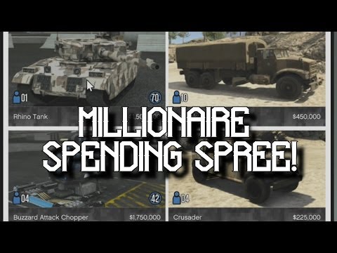 Millionaire Spending Spree! - Grand Theft Auto 5