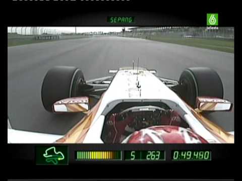 Alonso en el Circuito de Sepang