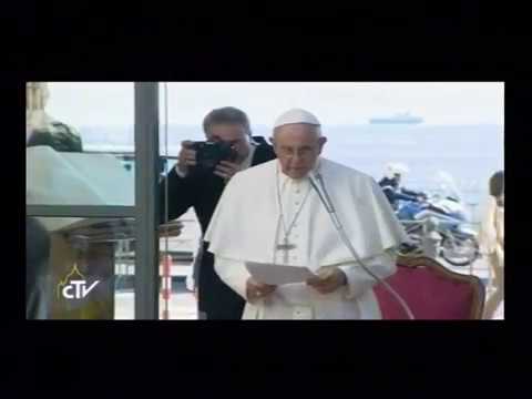 PAPA FRANCESCO HA VISITATO L' OSPEDALE GASLINI DI GENOVA