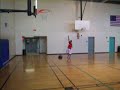 Incredible Basketball Shot OFF THE WALL