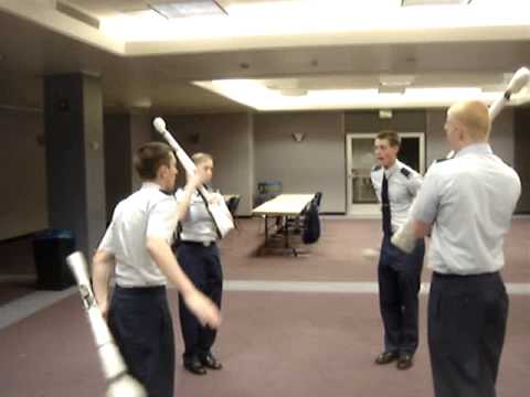 Cadet Takes a Rifle to the Face