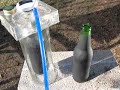 Solar Evacuated Tube Vacuum Tubes DIY Test in the Sun