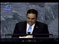 Vea un fragmento del discurso del presidente Saca en la ONU