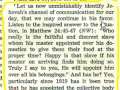 Testigos de Jehová(TDJ a Lavasori: Favor dinos más acerca de la inspección de Jesús en 1919)