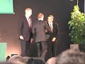 Alex receiving his MBA degree at INSEAD graduation ceremony