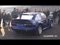 Full HD 1080p Video By NM2255: 800bhp Ford Escort RS Cosworth (dragster) huge revving and flame from exhaust! Listen to its insane sound! 