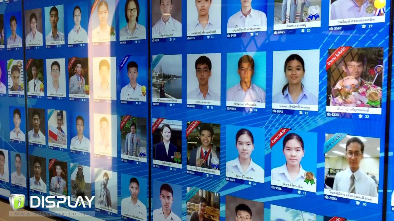 IDISPLAY.CO.TH :: 150 inches Multi-touch wall for Museum