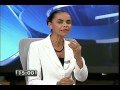 Marina Silva � entrevistada no Jornal da Globo