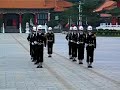 Guard changing at Zhong Lie Shi Taipei Taiwan Guard changing at Zhong Lie Shi Taipei Taiwan
