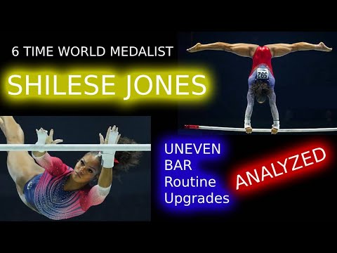 Shilese Jones – Bars analysis – Gymnastics Coaching.com