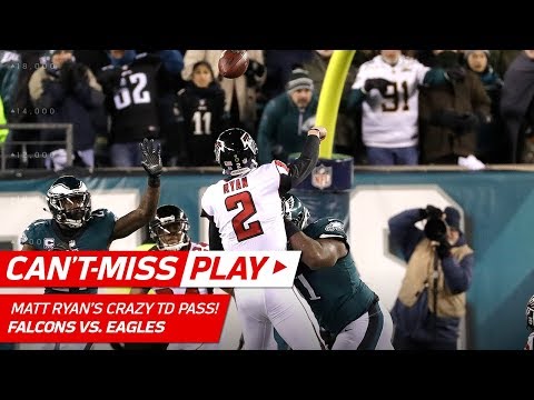 Video: Matt Ryan Tosses Crazy TD Pass w/ Defenders All Over Him! | Can't-Miss Play | NFL Divisional HLs