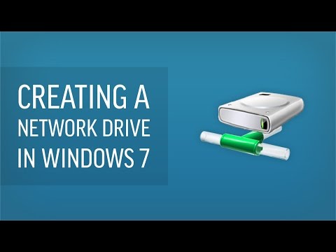 how to network map a drive in windows 7