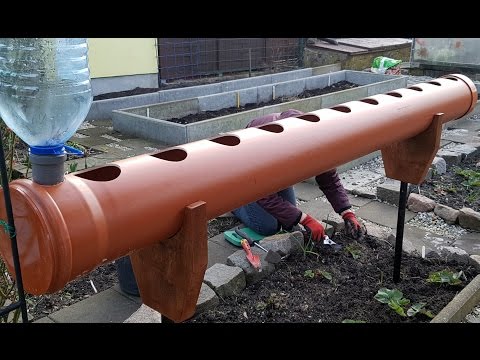 Грядка для клубники из трубы Грядка для клубники из трубы