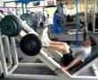Joda leg pressing 750+lbs.